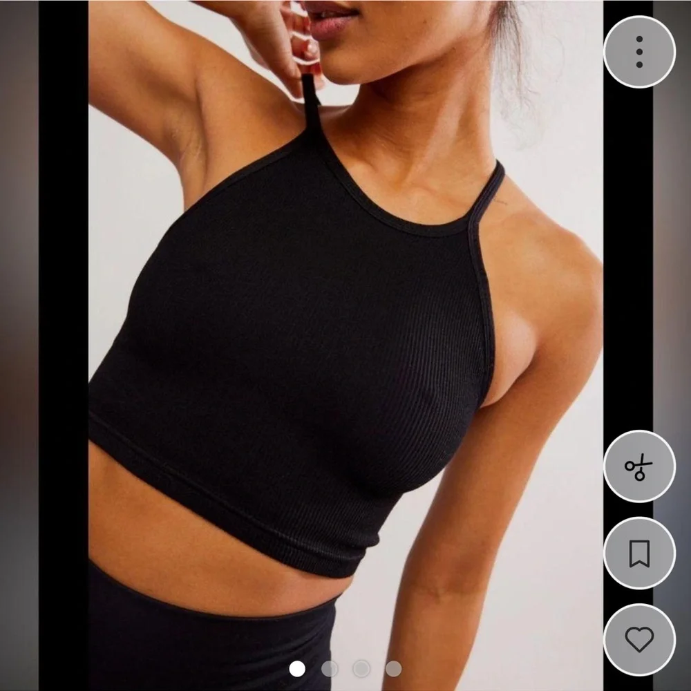 NOWT-Free People Movement Happiness Runs Tank Black - Picture 1 of 5